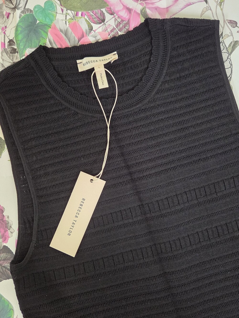 Rebecca Taylor | Black Tank - Picture 4 of 5